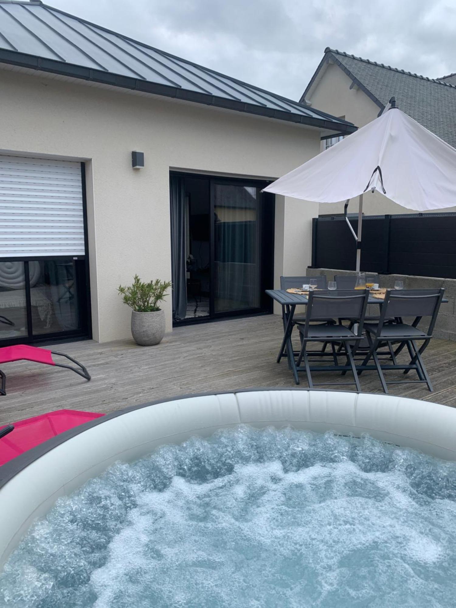 Le Refuge De La Baie Villa Beaussais Sur Mer Bagian luar foto